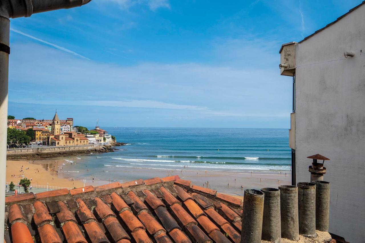 183A Apto En Pleno Centro Con Vistas Al Mar Apartment Gijon Exterior photo